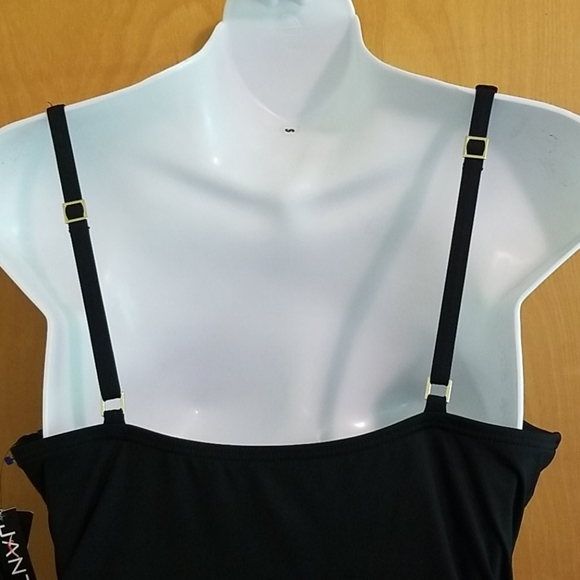 🎈SOLD🎈NWT Jantzen Black Glam Jeweled Swimsuit 12 - Picture 7 of 11